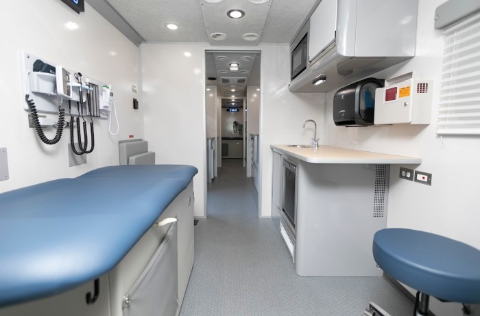Office hospital medical exam clinics room building work space center interior rooms vermont studio stinabooth